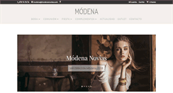 Desktop Screenshot of modenanovias.com