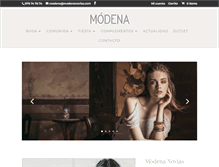 Tablet Screenshot of modenanovias.com